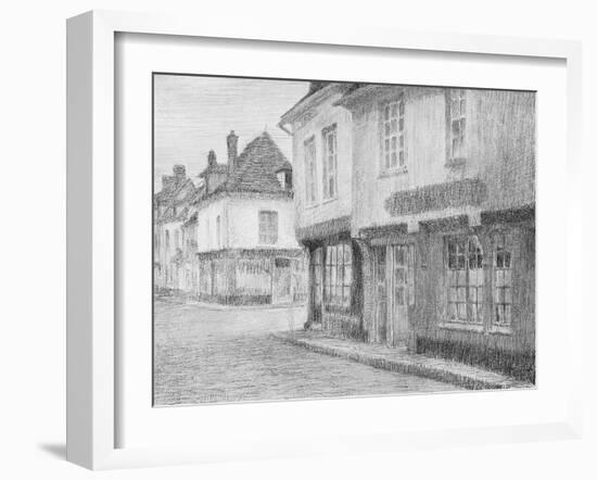 A Street in Beauvais, 1901-Henri Eugene Augustin Le Sidaner-Framed Giclee Print