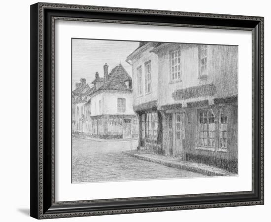 A Street in Beauvais, 1901-Henri Eugene Augustin Le Sidaner-Framed Giclee Print