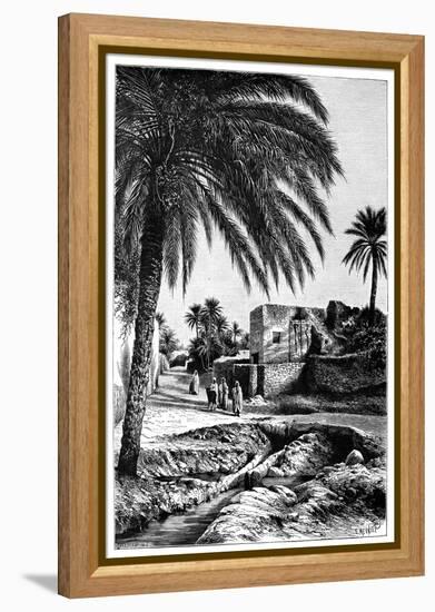 A Street in Biskra, Algeria, 1895-Meunier-Framed Premier Image Canvas