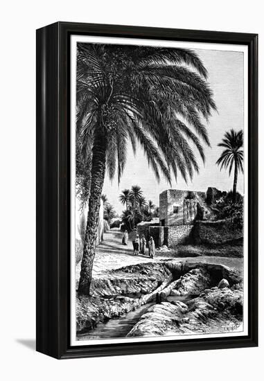 A Street in Biskra, Algeria, 1895-Meunier-Framed Premier Image Canvas