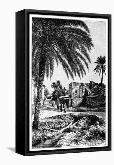 A Street in Biskra, Algeria, 1895-Meunier-Framed Premier Image Canvas