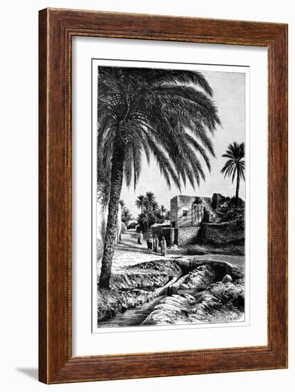 A Street in Biskra, Algeria, 1895-Meunier-Framed Giclee Print