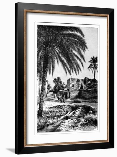 A Street in Biskra, Algeria, 1895-Meunier-Framed Giclee Print