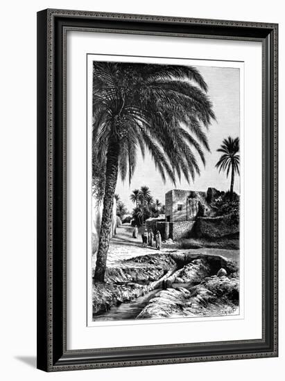 A Street in Biskra, Algeria, 1895-Meunier-Framed Giclee Print
