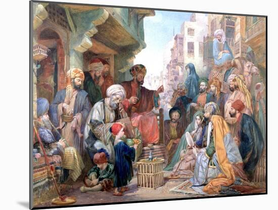 A Street in Cairo, Egypt, C1825-1876-John Frederick Lewis-Mounted Giclee Print