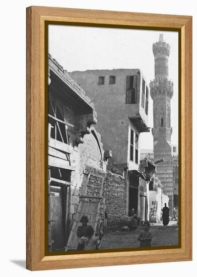 A Street in Cairo, Egypt, C1890-Newton & Co-Framed Premier Image Canvas