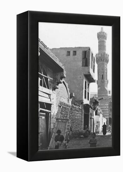 A Street in Cairo, Egypt, C1890-Newton & Co-Framed Premier Image Canvas