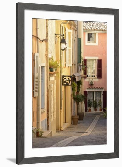 A Street in Cassis, Provence Alpes Cote D'Azur, Provence, France, Europe-Christian Heeb-Framed Photographic Print