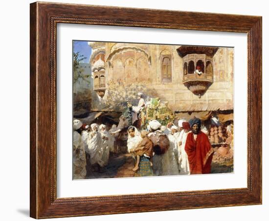 A Street in Jodphur, India-Edwin Lord Weeks-Framed Giclee Print