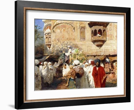 A Street in Jodphur, India-Edwin Lord Weeks-Framed Giclee Print