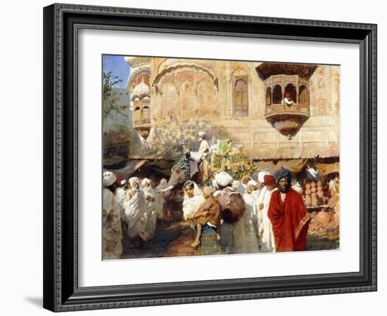 A Street in Jodphur, India-Edwin Lord Weeks-Framed Giclee Print