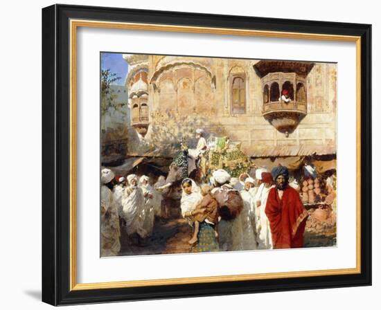 A Street in Jodphur, India-Edwin Lord Weeks-Framed Giclee Print