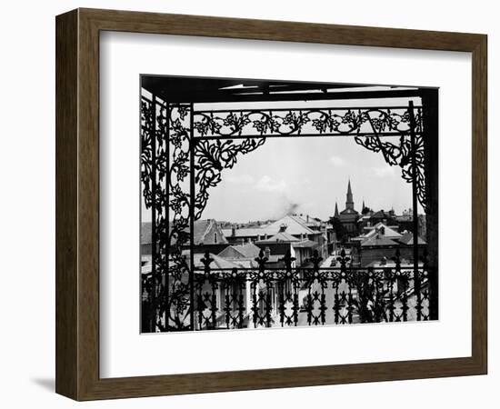 A Street in New Orleans-null-Framed Premium Photographic Print