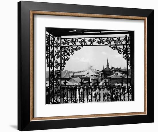 A Street in New Orleans-null-Framed Premium Photographic Print