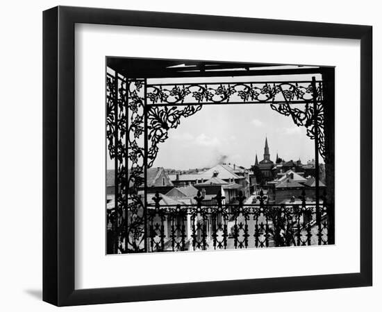 A Street in New Orleans-null-Framed Premium Photographic Print