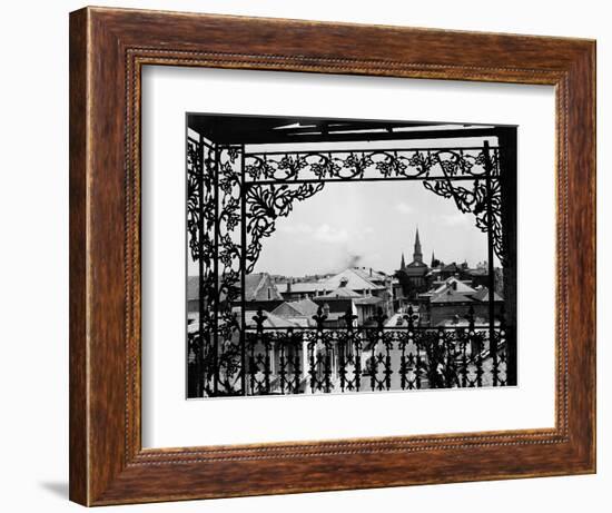 A Street in New Orleans--Framed Photographic Print