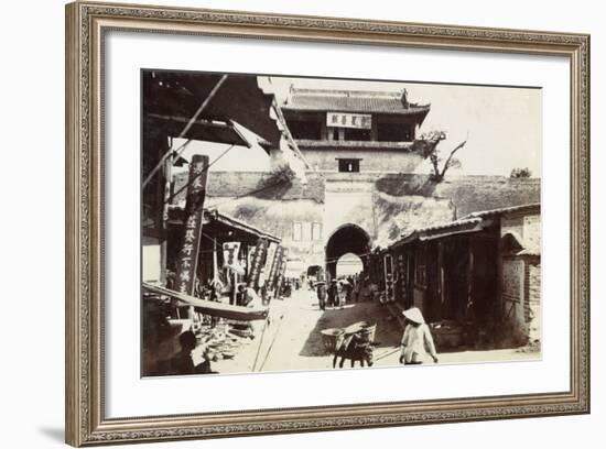 A Street in Peking-null-Framed Photographic Print