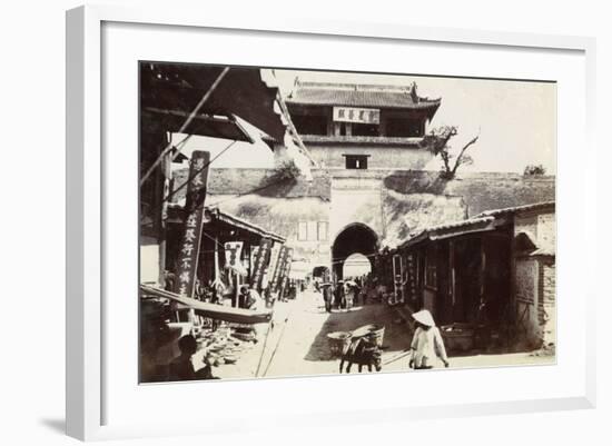 A Street in Peking-null-Framed Photographic Print