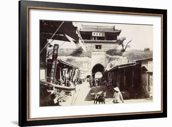 A Street in Peking-null-Framed Photographic Print