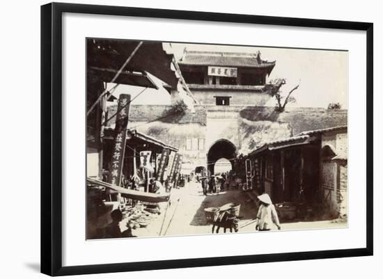 A Street in Peking-null-Framed Photographic Print