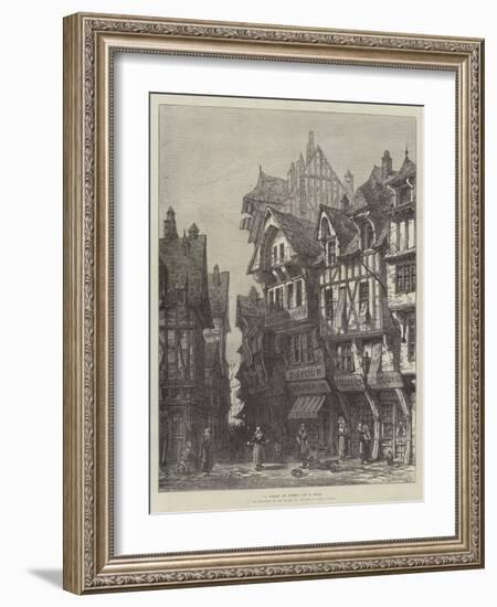 A Street in Rouen-Samuel Read-Framed Giclee Print