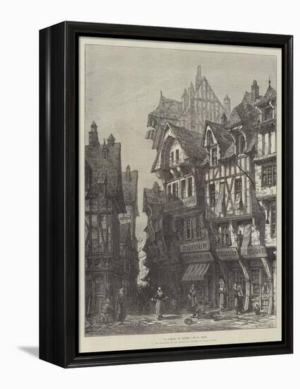 A Street in Rouen-Samuel Read-Framed Premier Image Canvas