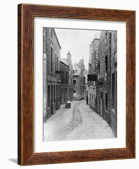 A Street in Stromness, Orkney, Scotland, 1924-1926-Thomas Kent-Framed Giclee Print