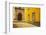 A Street in Tavira Leading to the Entrance of a Church.-Julianne Eggers-Framed Photographic Print