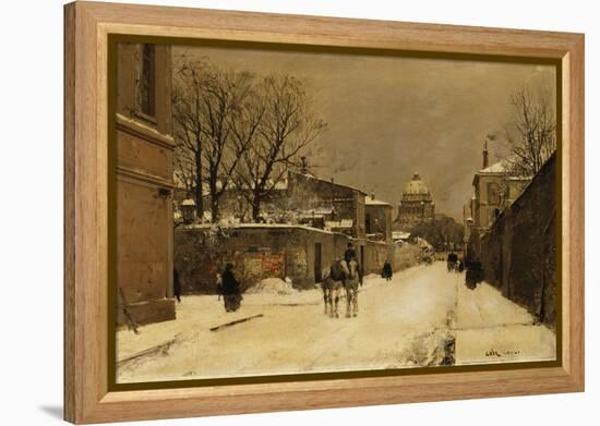 A Street Near Les Invalides, Paris-Luigi Loir-Framed Premier Image Canvas