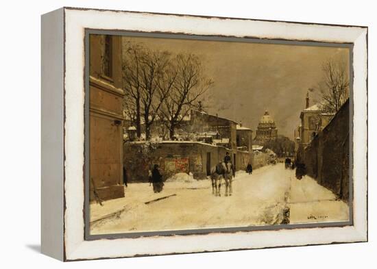 A Street Near Les Invalides, Paris-Luigi Loir-Framed Premier Image Canvas