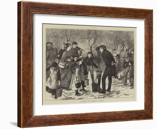 A Street Plug During a Frost-Henry Towneley Green-Framed Giclee Print