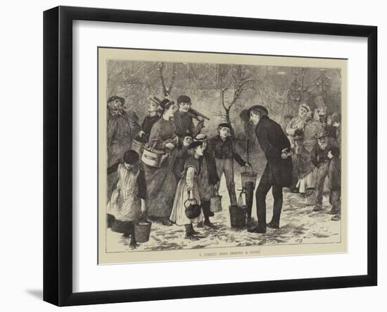 A Street Plug During a Frost-Henry Towneley Green-Framed Giclee Print