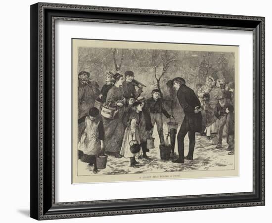 A Street Plug During a Frost-Henry Towneley Green-Framed Giclee Print