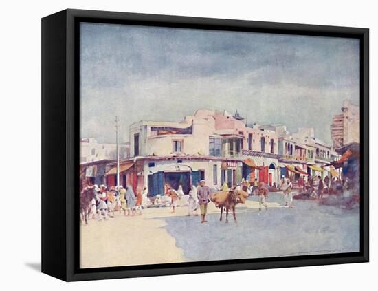 'A Street Scene', 1903-Mortimer L Menpes-Framed Premier Image Canvas