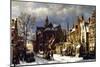 A Street Scene, Amsterdam-Willem Koekkoek-Mounted Giclee Print