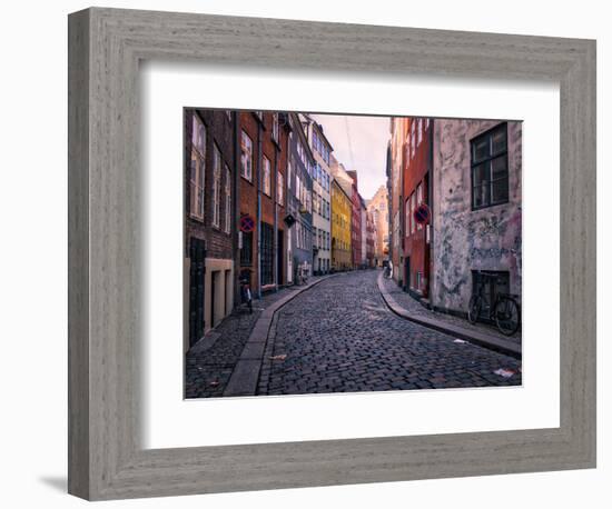 A Street Scene in Copenhagen, Denmark, Scandinavia, Europe-Jim Nix-Framed Photographic Print