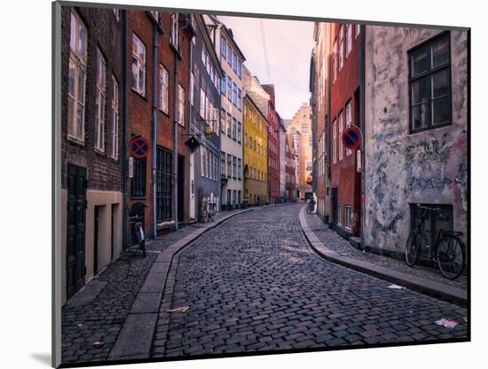 A Street Scene in Copenhagen, Denmark, Scandinavia, Europe-Jim Nix-Mounted Photographic Print