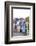 A Street Scene in the Town of Brecon in the Brecon Beacons National Park-Graham Lawrence-Framed Photographic Print