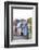 A Street Scene in the Town of Brecon in the Brecon Beacons National Park-Graham Lawrence-Framed Photographic Print