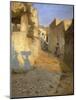 A Street Scene in Tunisia, 1891-Peter Vilhelm Ilsted-Mounted Giclee Print