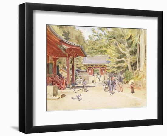 A Street Scene, Japan-Walter Frederick Roofe Tyndale-Framed Giclee Print