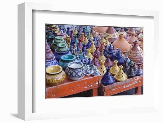 A Street Seller's Wares-Charlie Harding-Framed Photographic Print