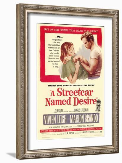 A Streetcar Named Desire, 1951-null-Framed Art Print