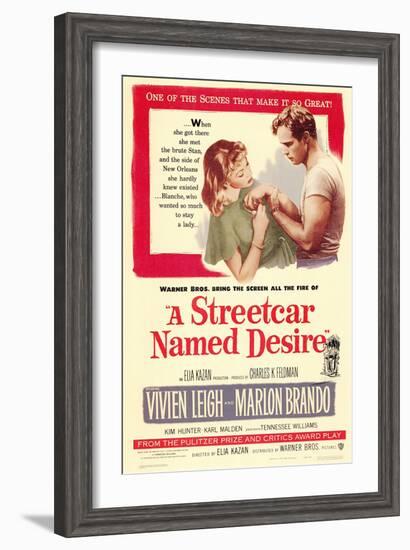 A Streetcar Named Desire, 1951-null-Framed Art Print