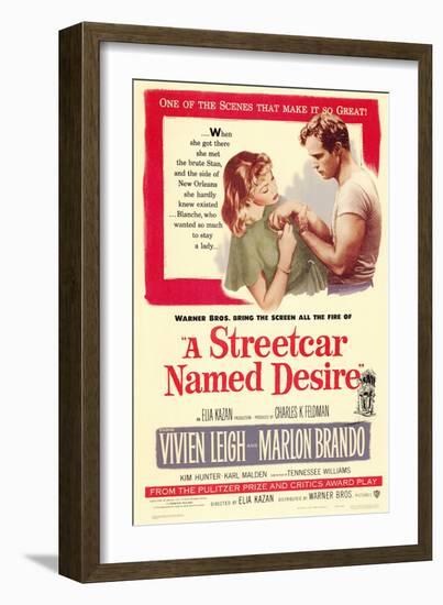 A Streetcar Named Desire, 1951-null-Framed Art Print