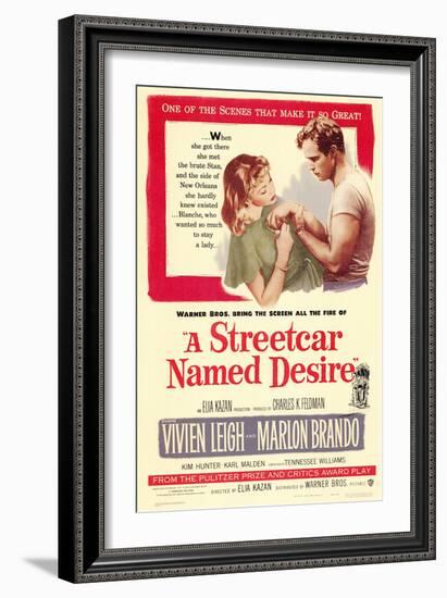 A Streetcar Named Desire, 1951-null-Framed Art Print