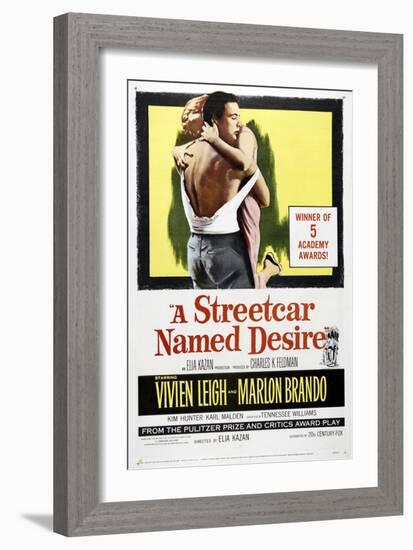 A Streetcar Named Desire, 1951-null-Framed Art Print