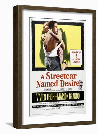 A Streetcar Named Desire, 1951-null-Framed Art Print