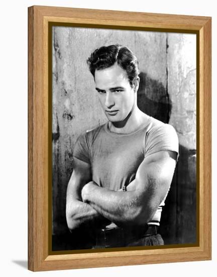 A Streetcar Named Desire, Marlon Brando, 1951, Arms Folded-null-Framed Stretched Canvas