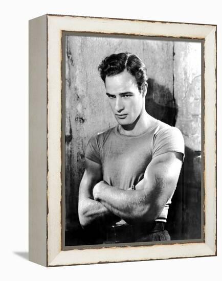 A Streetcar Named Desire, Marlon Brando, 1951, Arms Folded-null-Framed Stretched Canvas